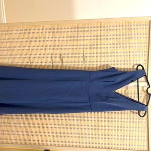Bella Bridesmaid black tie Dress. Steel blue. Size 6.